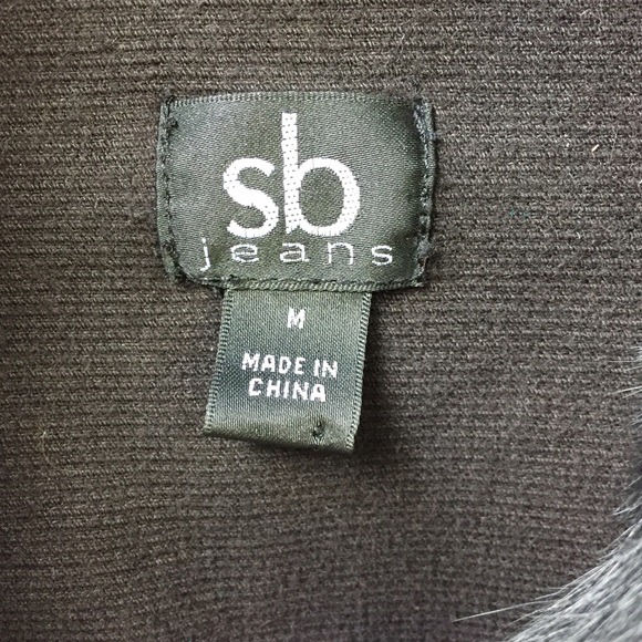 Sb jeans corduroy and rabbit fur jacket - Picture 5 of 5