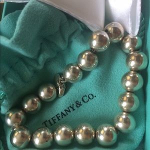 💯% Authentic Tiffany&Co. St. Silver Bead Bracelet