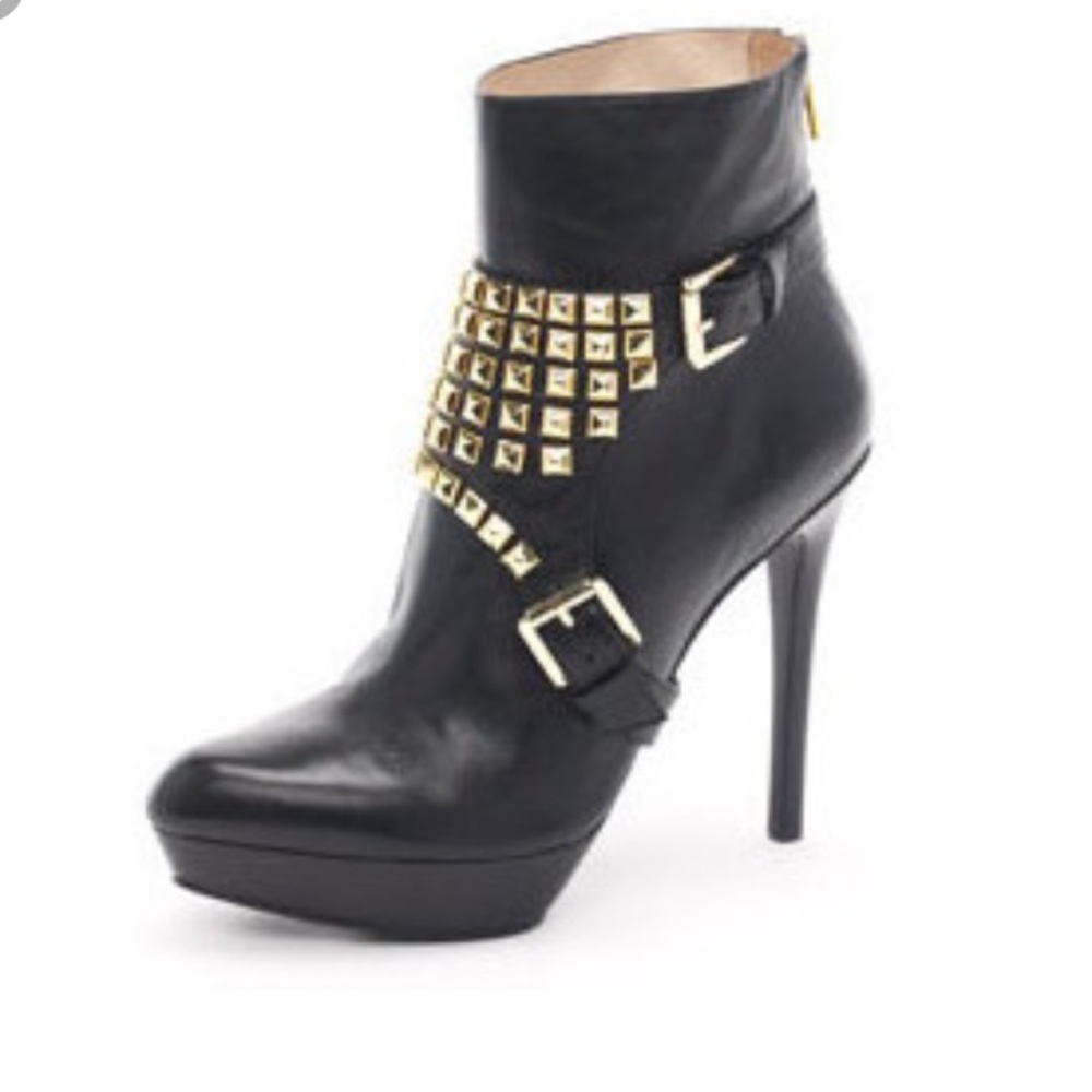 Michael Kors bootie w/ removable studded harness