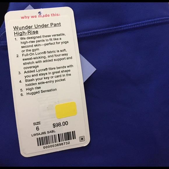 ❌💎SOLD💎❌Lululemon leggings size 6 - Picture 3 of 3