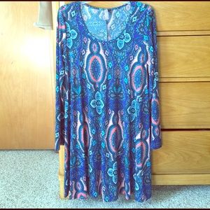 Francesca's Paisley Print Dress