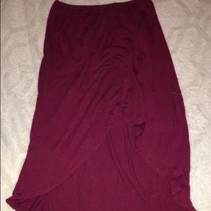 High low skirt