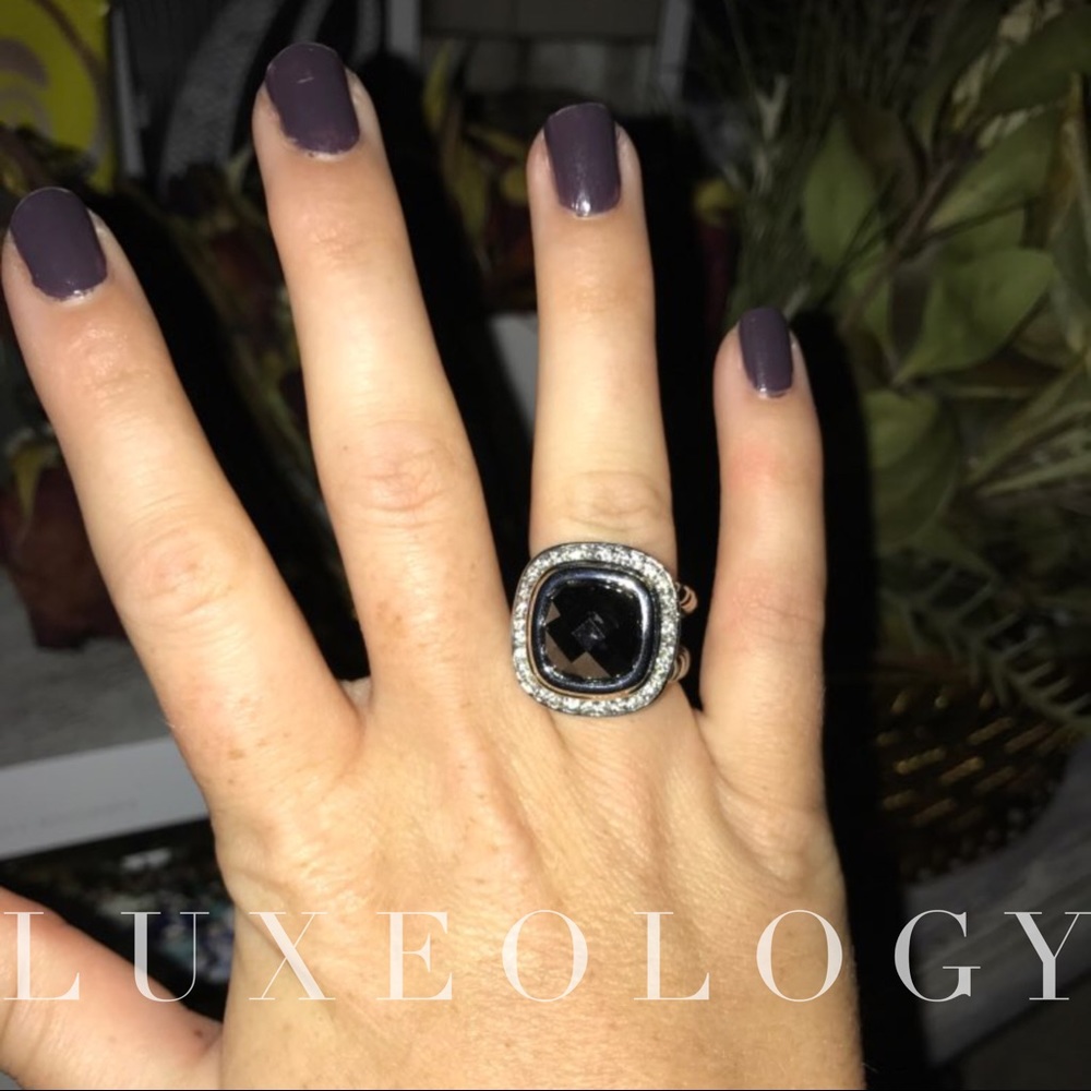Black Onyx Cable Ring