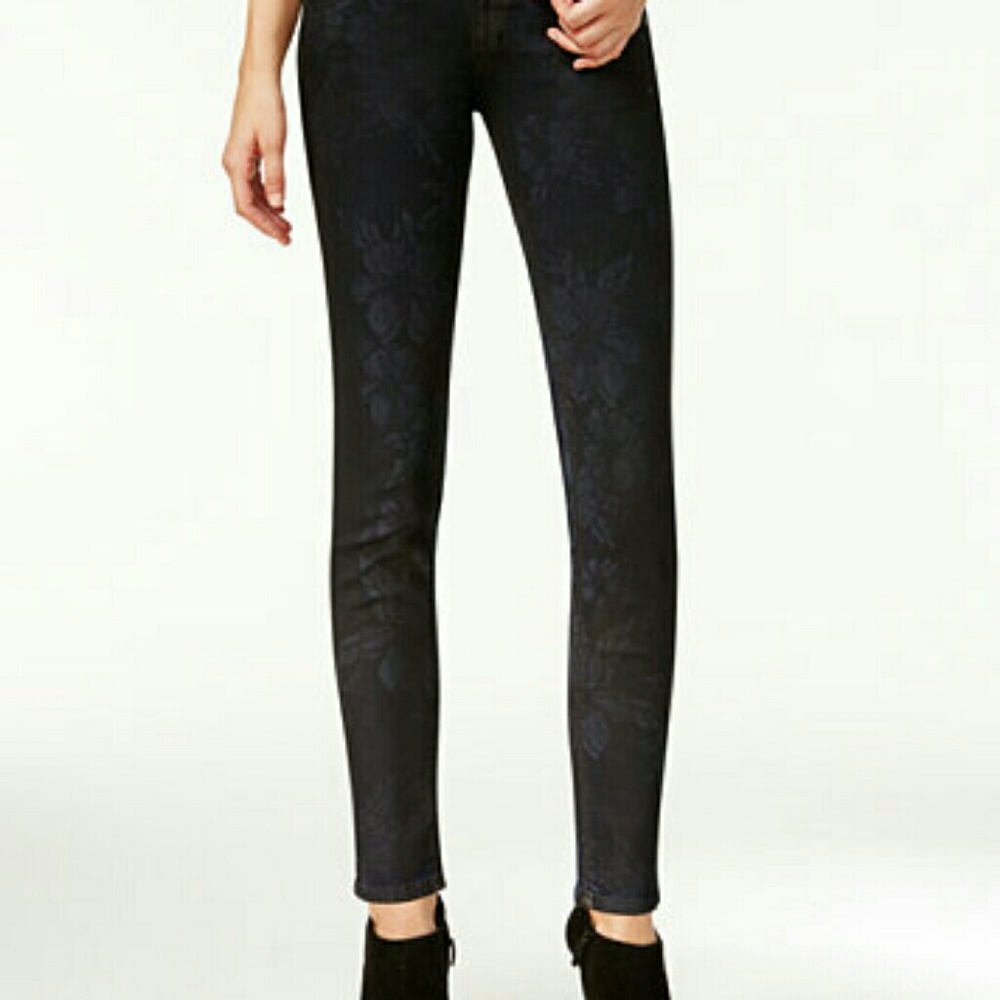 Guess Ultra-low Cherry Blossom Jeans