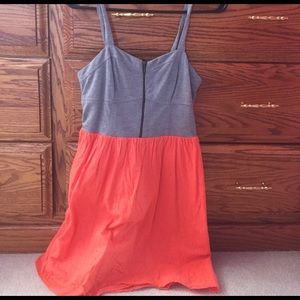 Like new orange and gray dress