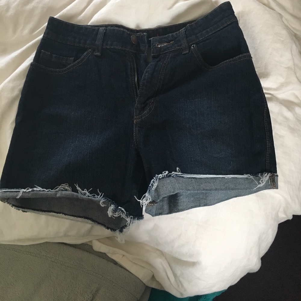 High Rise Denim Shorts Urban Outfitters