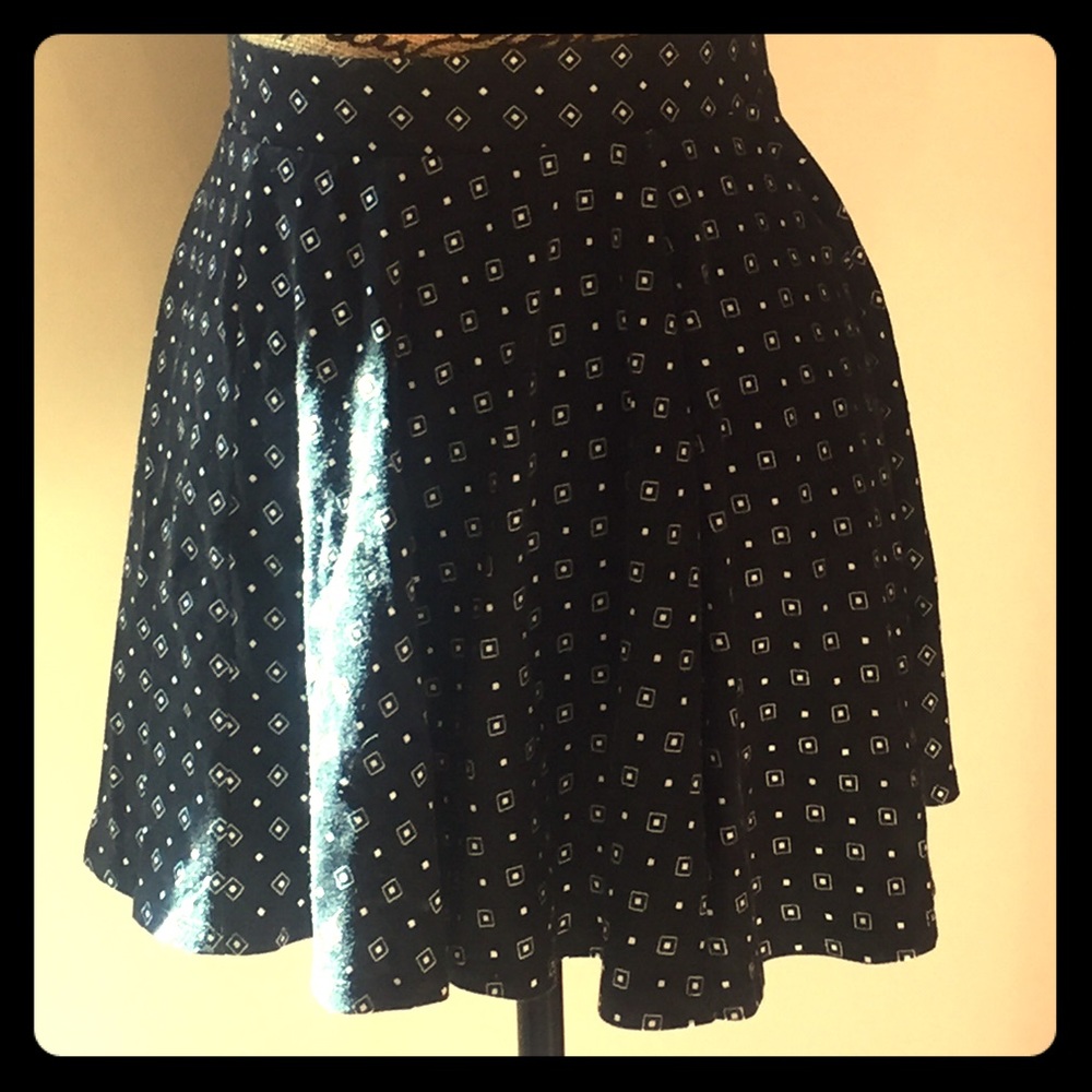 Geometric Skater Skirt