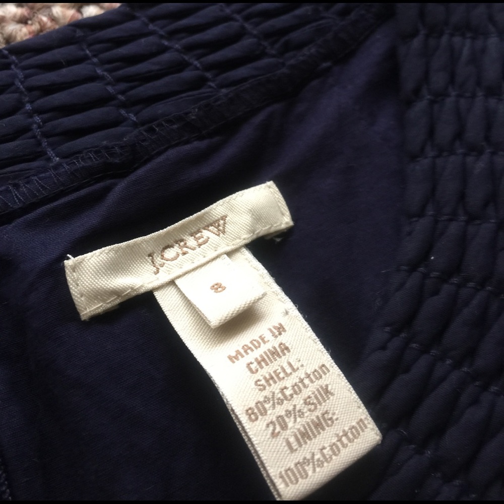 🌟sold🌟Jcrew Navy Blue Shift dress with Pockets - Picture 4 of 5
