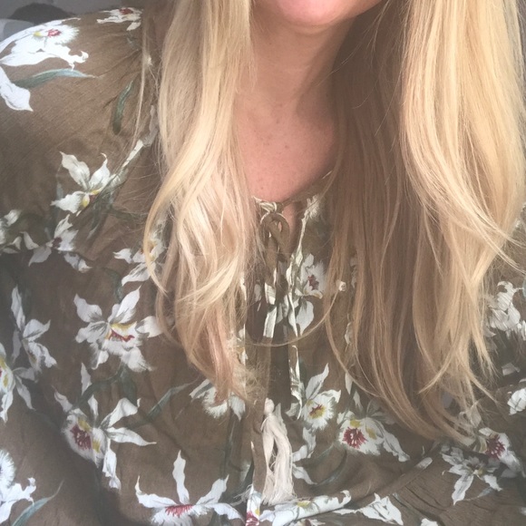 ❄️Winter Green Floral Dress 1 Left - Picture 4 of 5