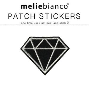 Melie Bianco Black Diamond Emoji Patch