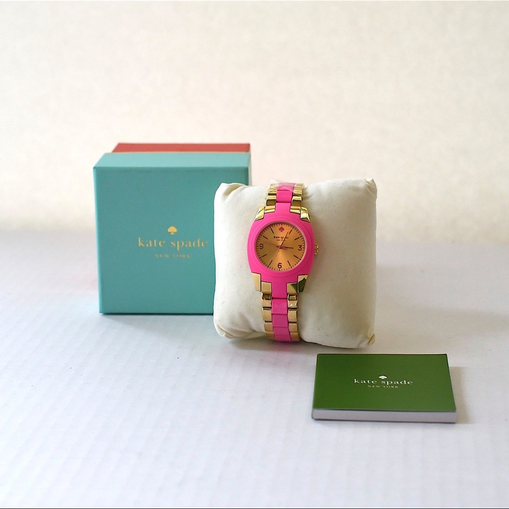Kate Spade - Pink and Gold Skyline watch 1YRU01163