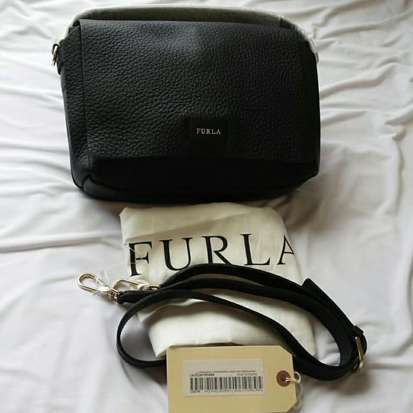Furla Capriccio Flap Crossbody Onyx Bag - Picture 7 of 7