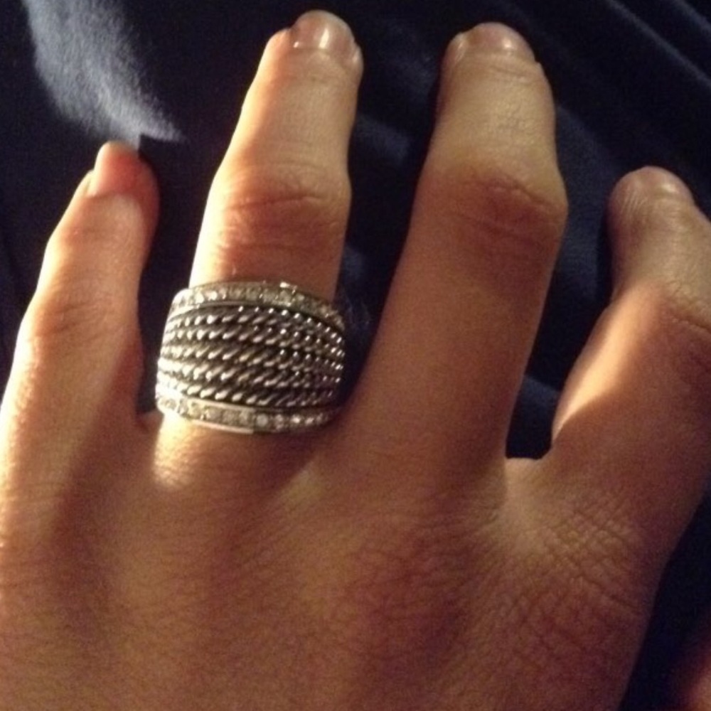 5 Row Cable Ring Band