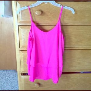 Francesca's Chiffon Tank Top
