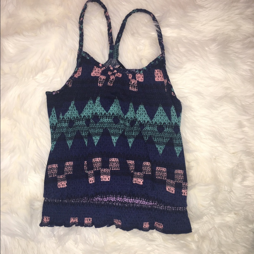 Braided racerback top