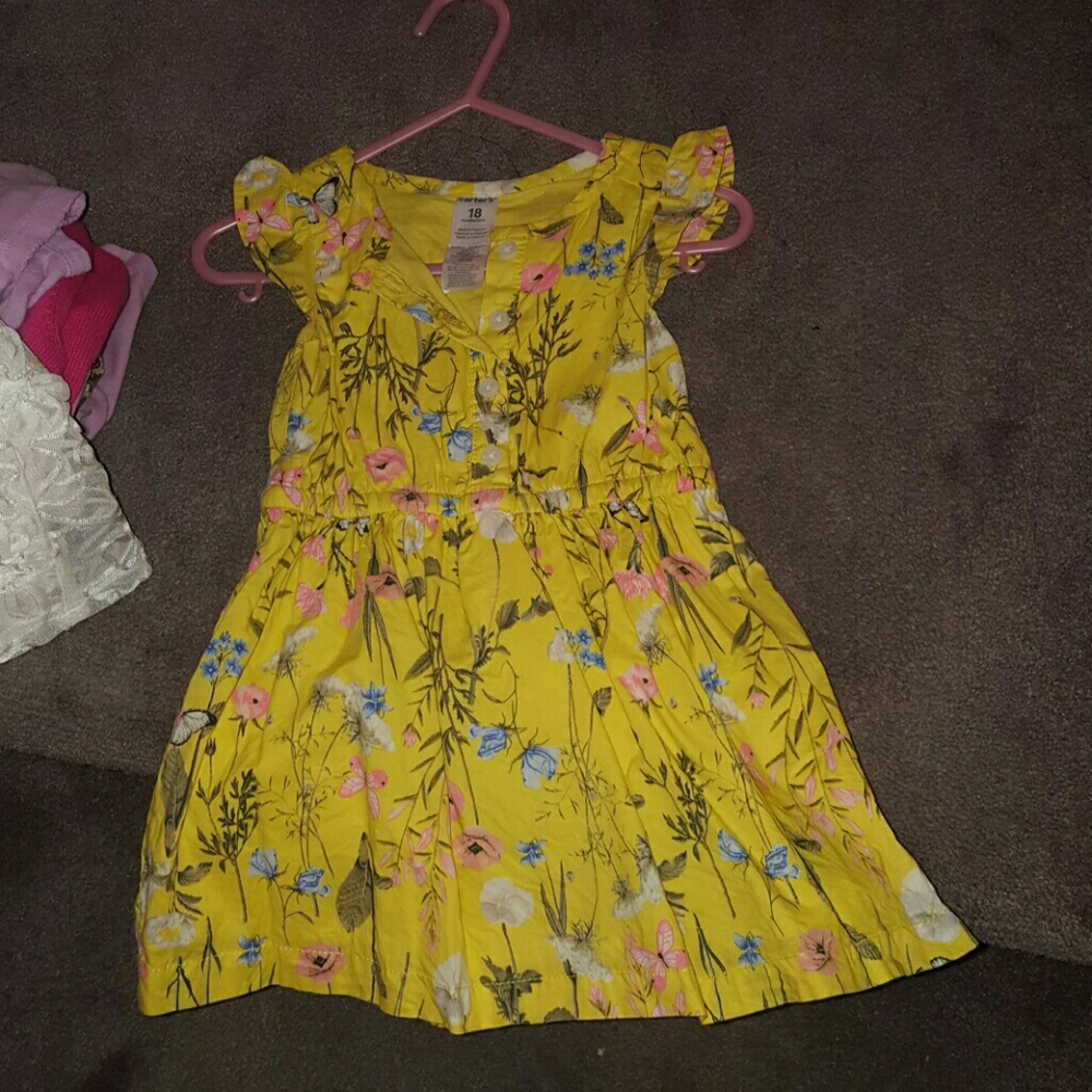 Floral baby girl summer dress