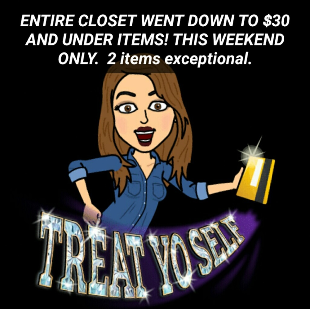 Entire closet on WEEKEND SALE