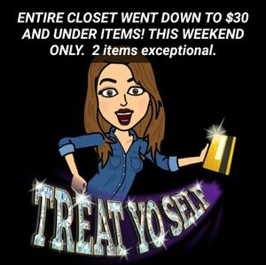 Entire closet on WEEKEND SALE