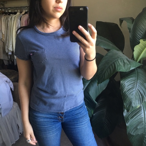 BUNDLED // RALPH LAUREN/ striped tshirt - Picture 2 of 4