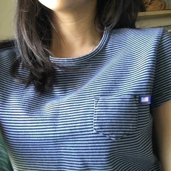 BUNDLED // RALPH LAUREN/ striped tshirt - Picture 4 of 4