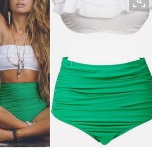 High waisted bikini bottom