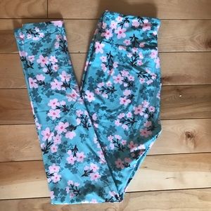 Lularoe floral OS leggings
