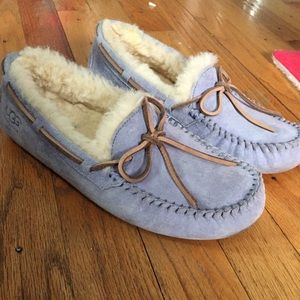 Periwinkle ugg moccasins