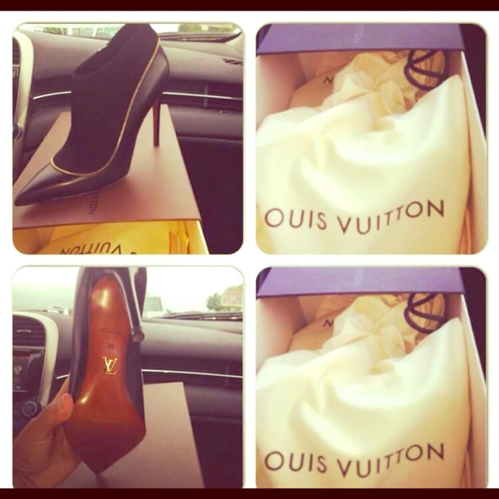 I am selling my Louis Vuitton booties