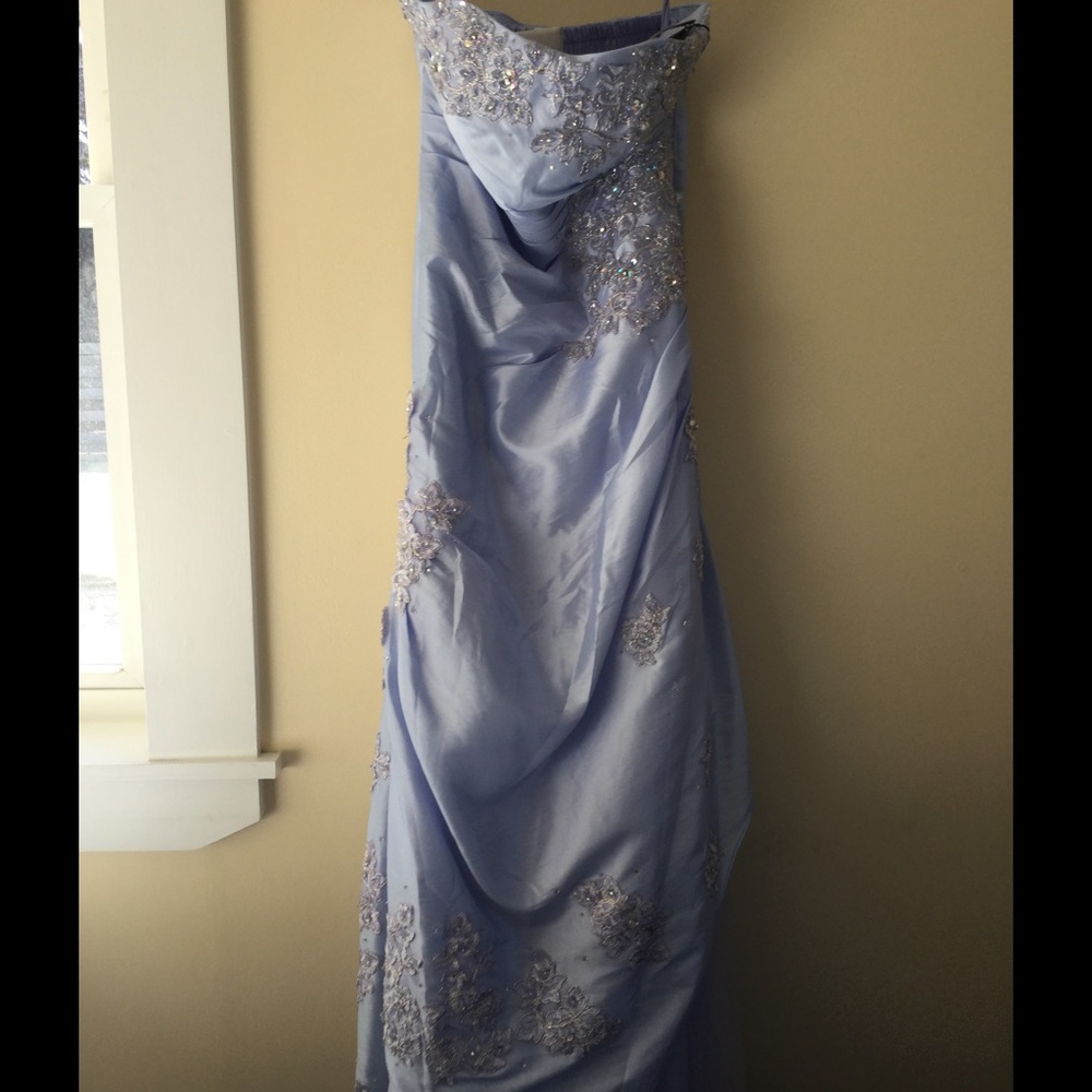 Purple formal dress