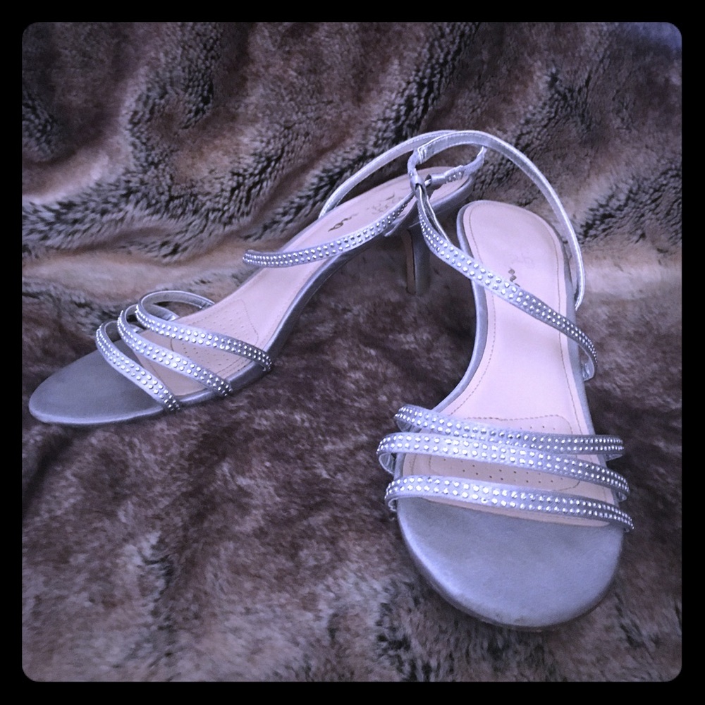 Silver heels