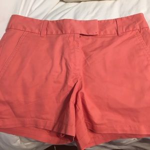 LOFT salmon 4 inch shorts