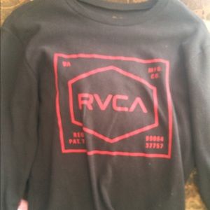 Rvca black thermal shirt. Never worn  small