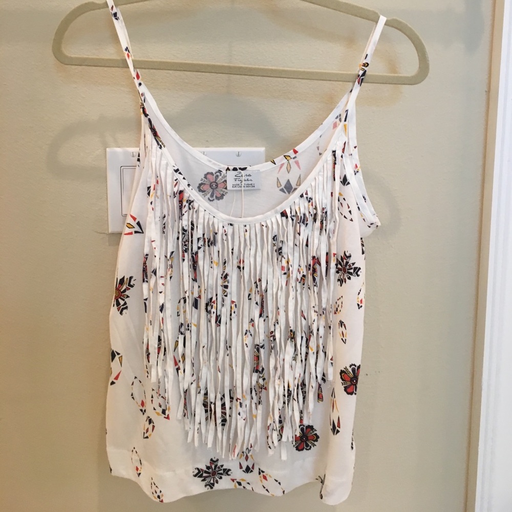 Zara Fringe Tank Top