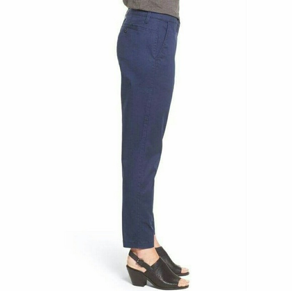 Eileen Fisher navy twill ankle pants, NWT! - Picture 4 of 4