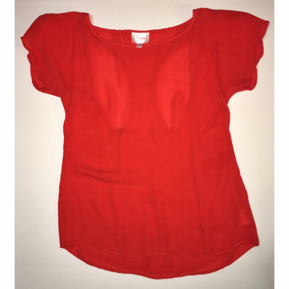 Parker 100% silk top