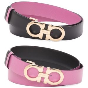 Salvatore Ferragamo Double Gancio Belt NEW!