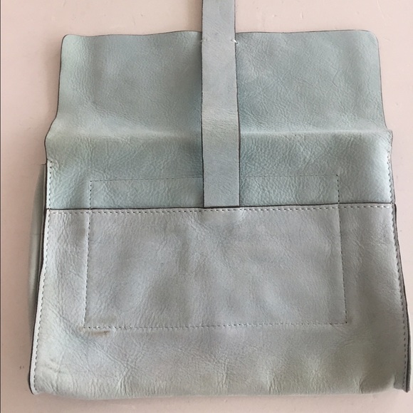 FOR SALE Gap cow leather clutch - Picture 2 of 4