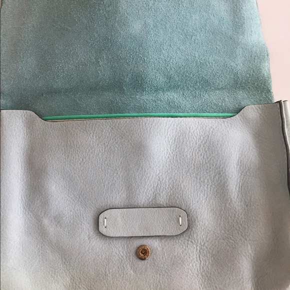 FOR SALE Gap cow leather clutch - Picture 3 of 4