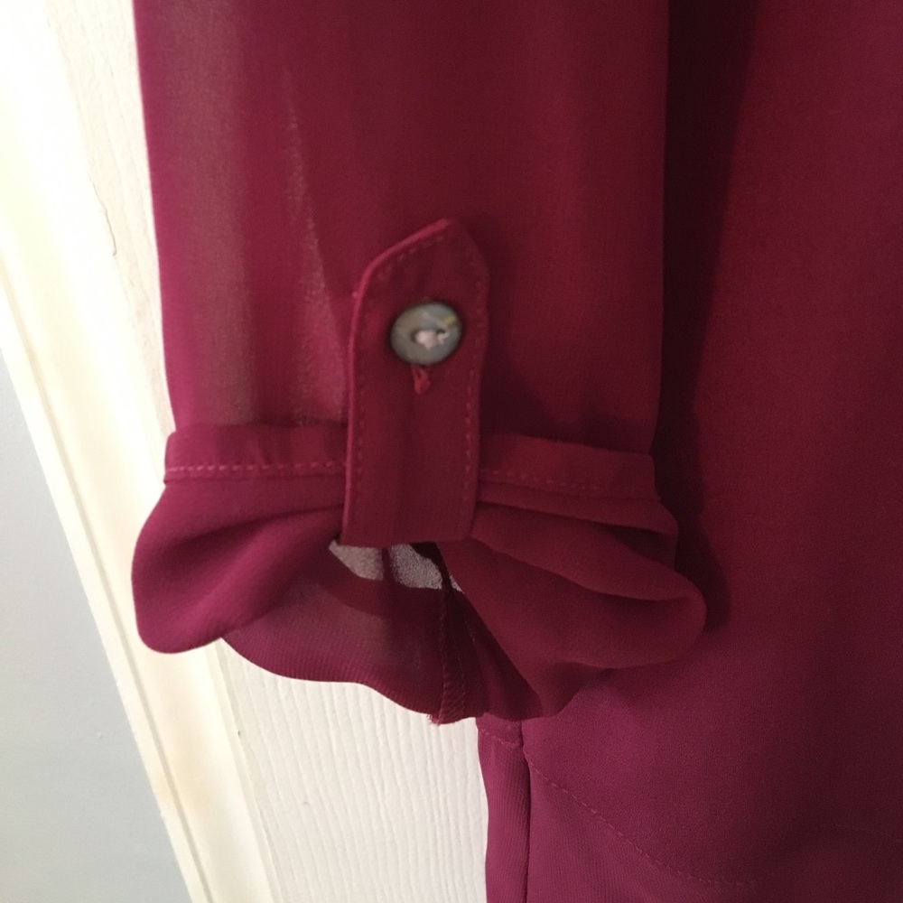 Express maroon top - Picture 2 of 4