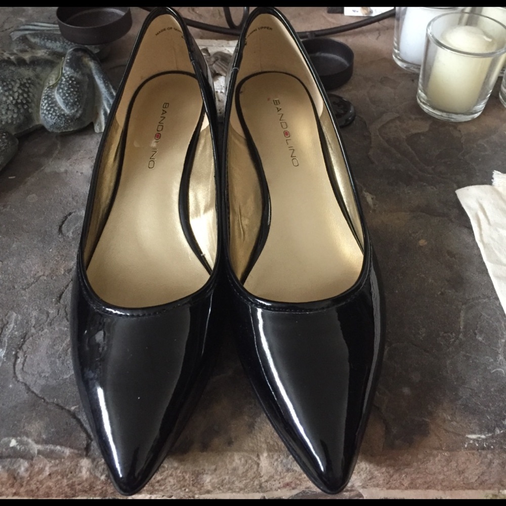 Black Wedge Heels