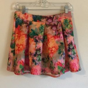 Aeropostale Colorful Pleated Skirt