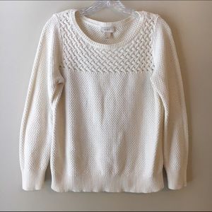 LOFT cable knit sweater