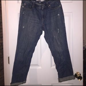 LOFT boyfriend jeans - so comfortable!