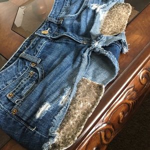 American eagle jean shorts