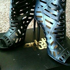 Black lady heels