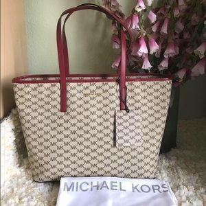 MICHAEL KORS EMRY LARGE TOP ZIP BAG IN BAG TOTE MK