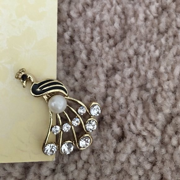 💍Vintage peacock earrings - Picture 2 of 3