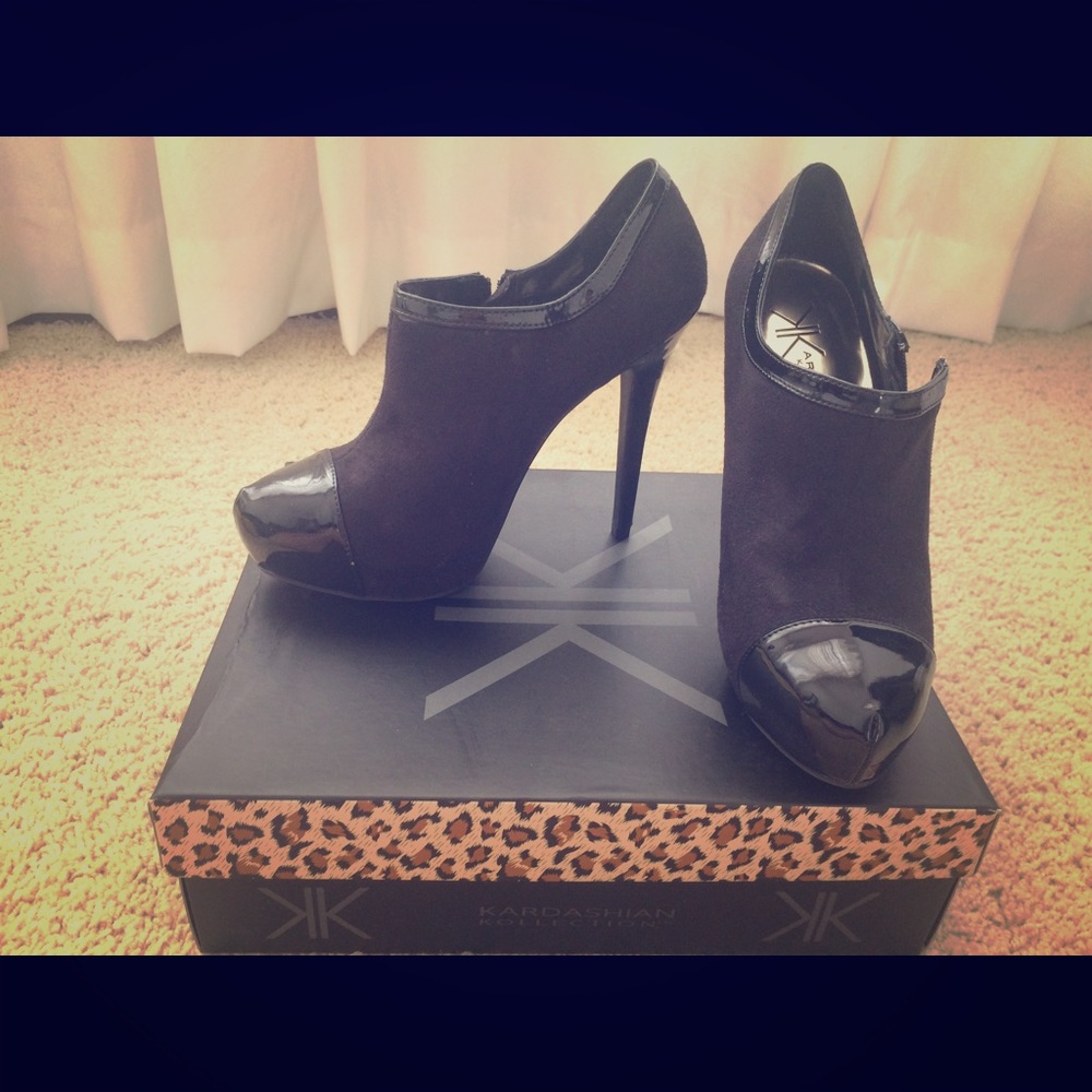 Kardashian Kollection bootie heels