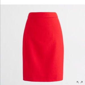 BRAND NEW!!! J.CREW double serger wool skirt