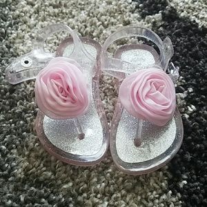 Pink Flower Sandals